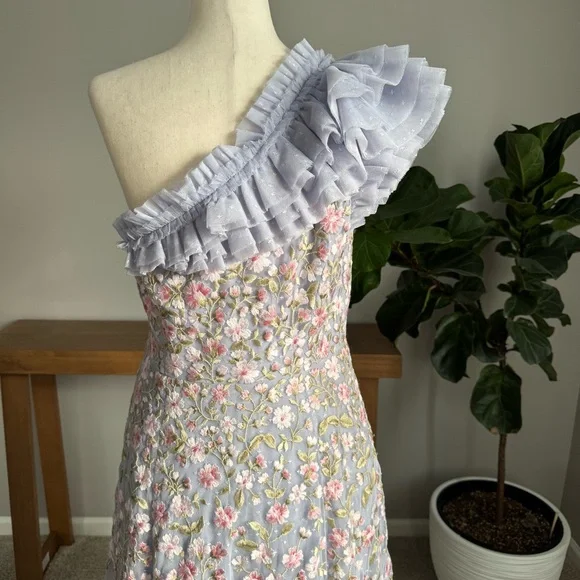 Posy Pirouette One-Shoulder Ankle Gown Needle & Thread - Picture 13 of 13